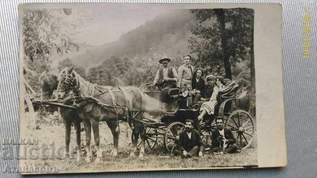 Old Picture of Phaeton Horses