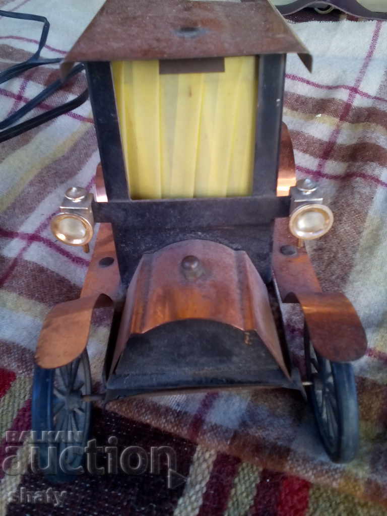 Auction Old retro metal car lamp. Auction Old retro metal car lamp.