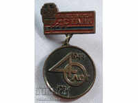 18 307 Σοβιετική Καζακστάν μετάλλιο 40 χρόνια. Kazakska χάλυβα 1984.