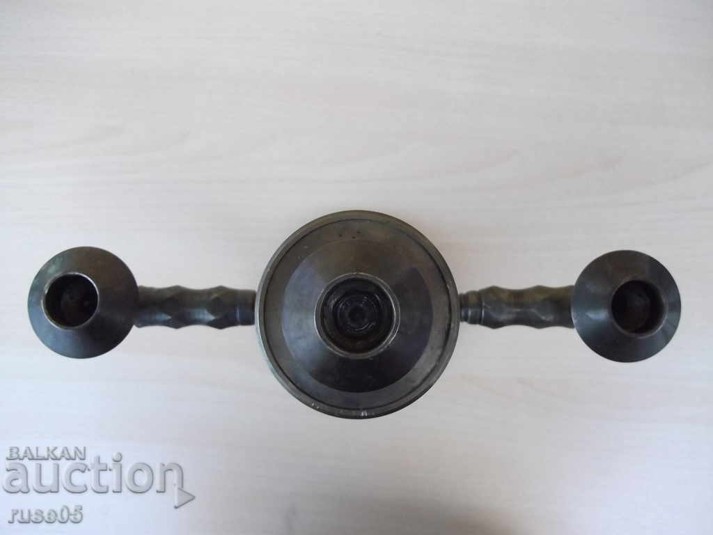 Candlestick made of bronze and three-candle textolite - 7 Candlestick made of bronze and three-candle textolite - 7