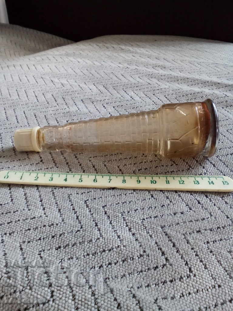 A bottle of perfume with price 5.00 BGN | € 2.56 A bottle of perfume with price 5.00 BGN | € 2.56