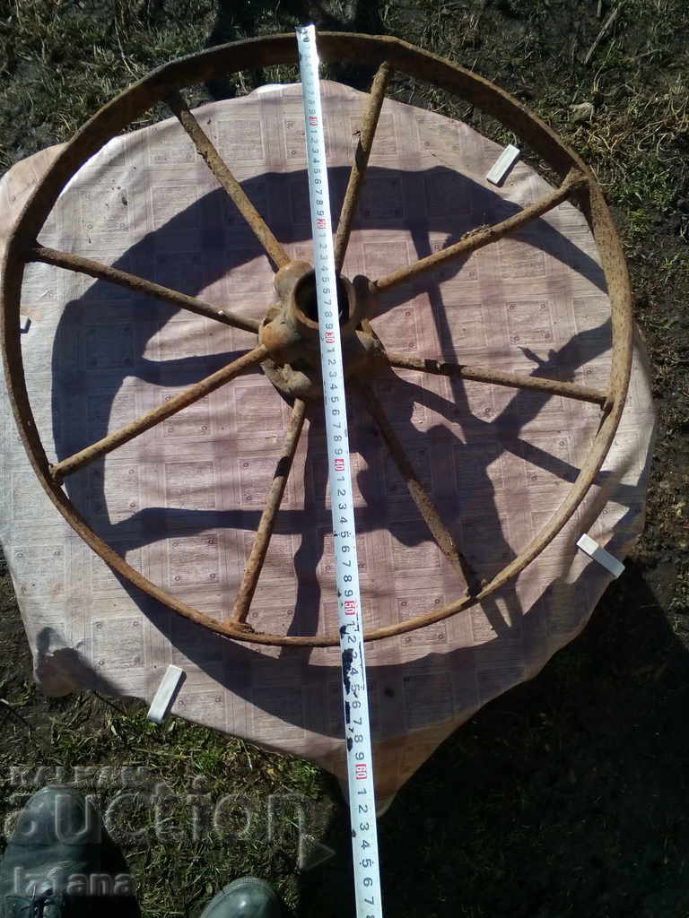 Delivery of Wheel from cart Delivery of Wheel from cart