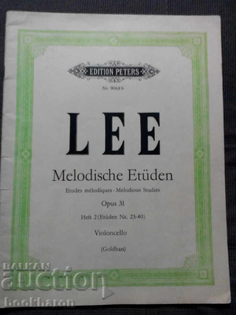 Lee: Melodic Etudes op.31 Nr. 23-40