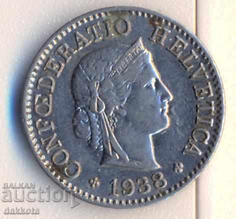 Switzerland, 5 April 1938 with price 5.00 BGN | € 2.56 Switzerland, 5 April 1938 with price 5.00 BGN | € 2.56