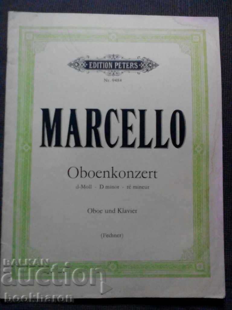 Marcello: Concertul pentru oboi și pian