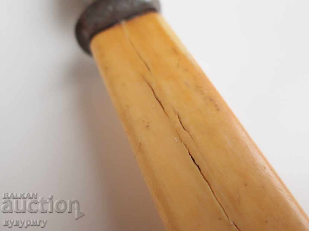 Big old fork serving ivory handle 19c. - 5 Big old fork serving ivory handle 19c. - 5