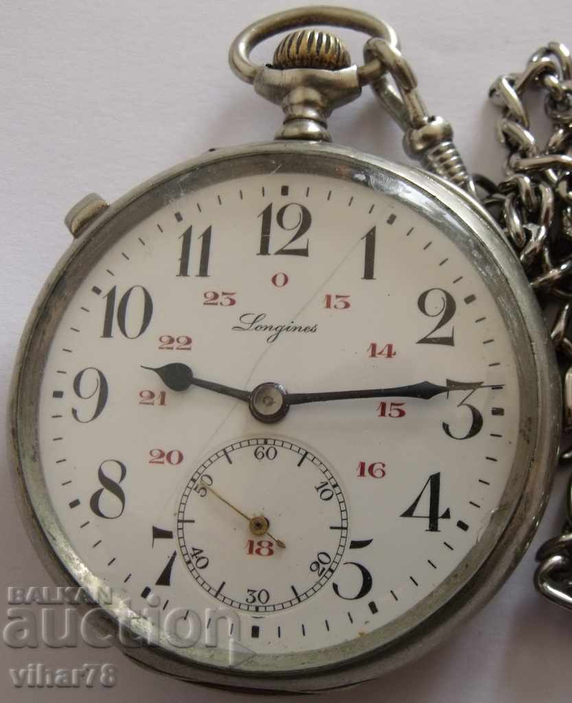 pocket watch-LONGINES-GEPA MODEL Rare model with price 499.99 BGN | € 255.64