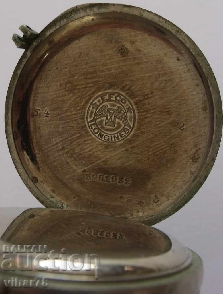 pocket watch-LONGINES-GEPA MODEL Rare model - 5