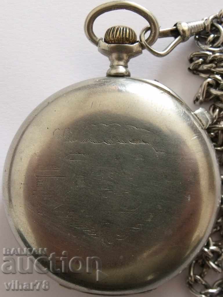 pocket watch-LONGINES-GEPA MODEL Rare model - 7