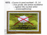 1972 των Ηνωμένων Εθνών στη Γενεύη. Σταματήστε τα πυρηνικά όπλα.