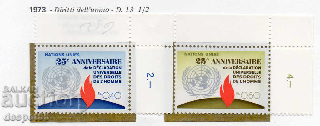 1973. UN-Geneva. Human rights.