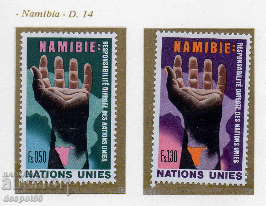 1975. UN-Geneva. Responsibility for Namibia.