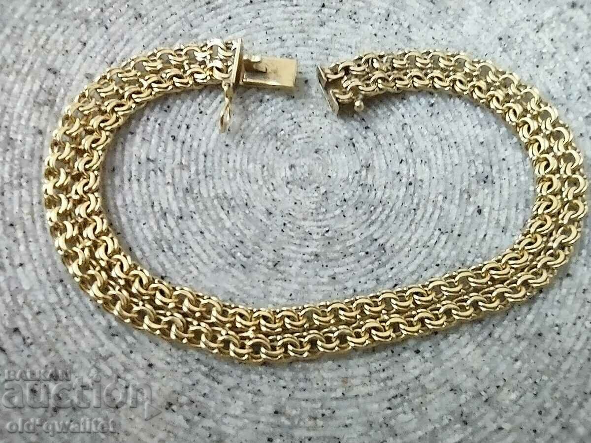 Auction Old beautiful BRACELET with gilding, stamps Auction Old beautiful BRACELET with gilding, stamps