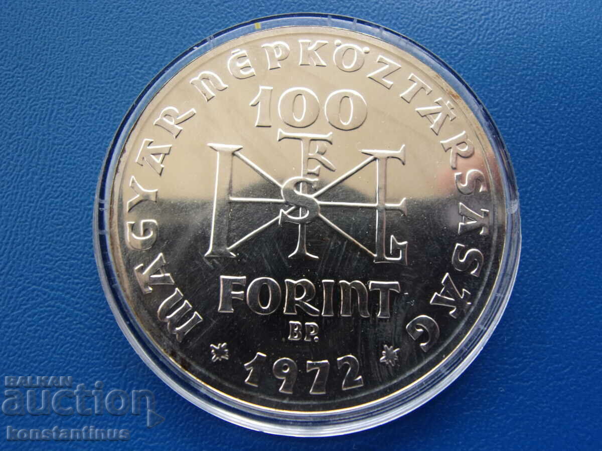 Ungaria 100 Forint 1972 UNC Foarte Rar cu preț € 43.46 | 85.00 BGN Ungaria 100 Forint 1972 UNC Foarte Rar cu preț € 43.46 | 85.00 BGN
