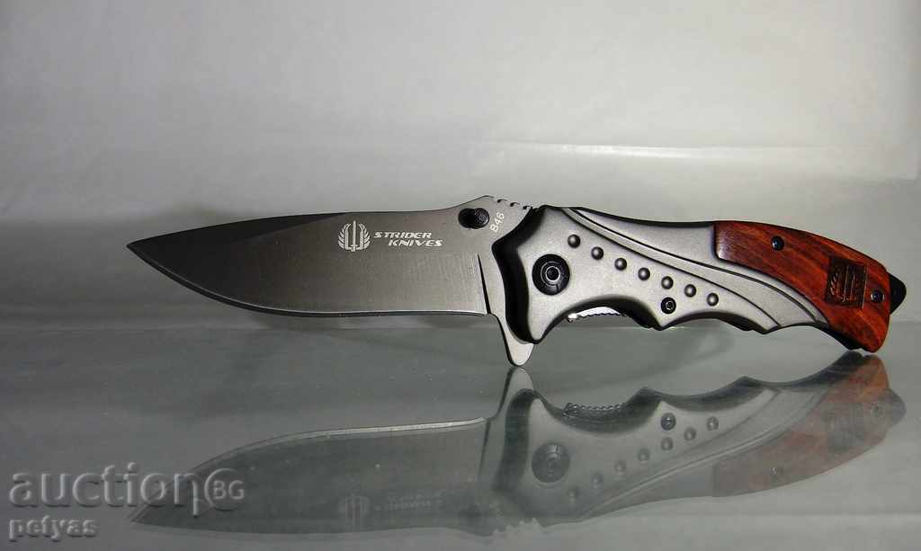 Fully metal folding knife STRIDER KNIVES b46