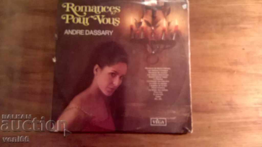 Disc gramofon - Romanțe pentru tine
