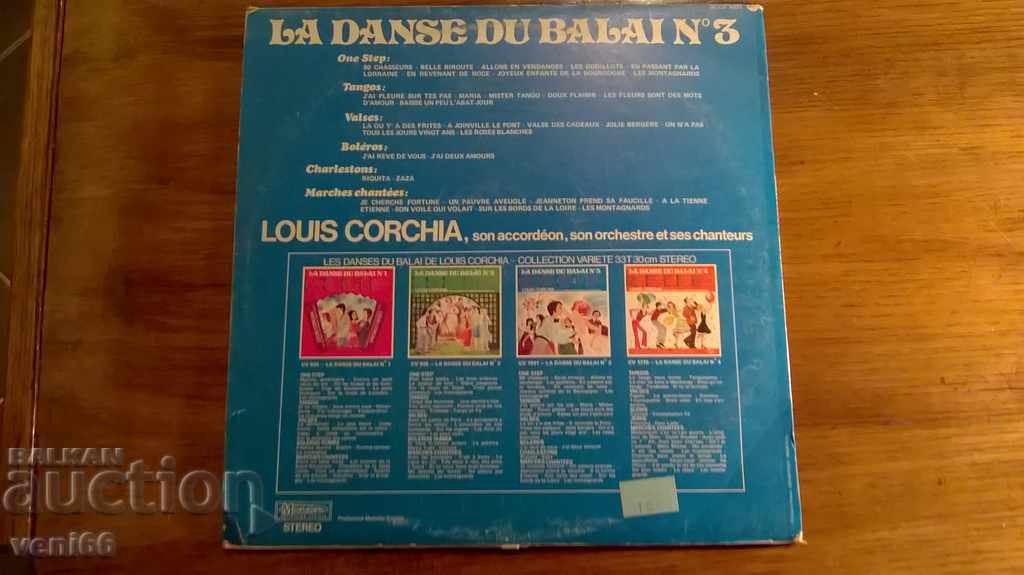 Licitație Disc gramofon - dansuri latino-americane Licitație Disc gramofon - dansuri latino-americane