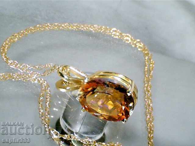 colier de aur unic RARE coniac Mystic Topaz cu preț € 300.64 | 588.00 BGN
