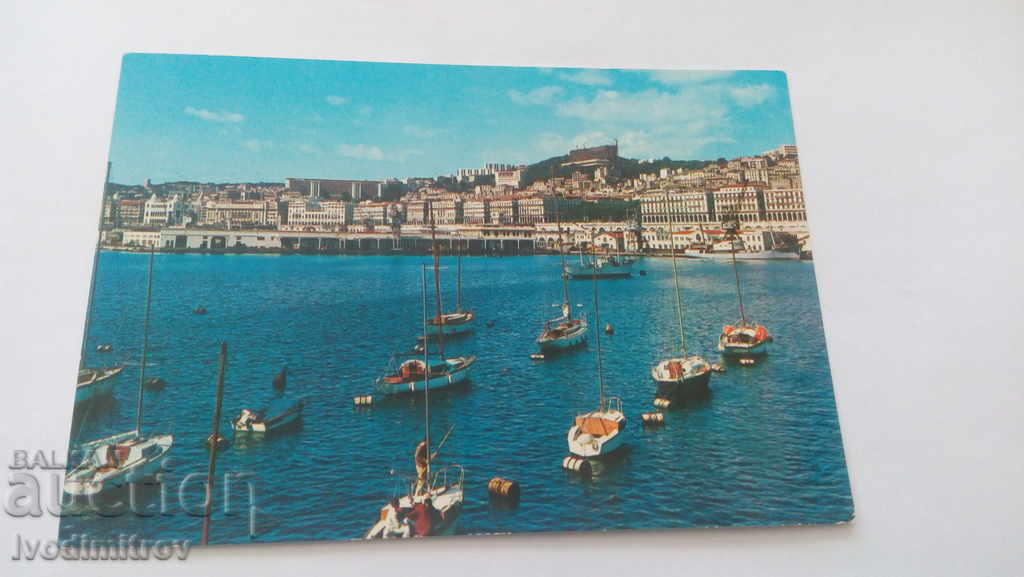 Καρτ ποστάλ Αλγέρι το Λευκό Το λιμάνι και η πόλη