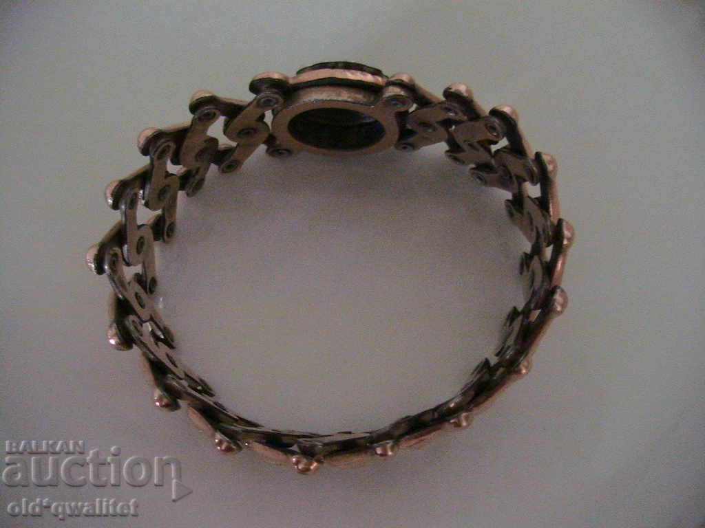 Ασυνήθιστο, πολύ παλιά βραχιόλι, μαργαριτάρι και πέτρα, χρυσό - 5 Ασυνήθιστο, πολύ παλιά βραχιόλι, μαργαριτάρι και πέτρα, χρυσό - 5