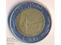 Италия 500 лири 1985 година