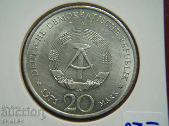 20 Mark 1971 Deuische Demokratische Republik - AU - 7