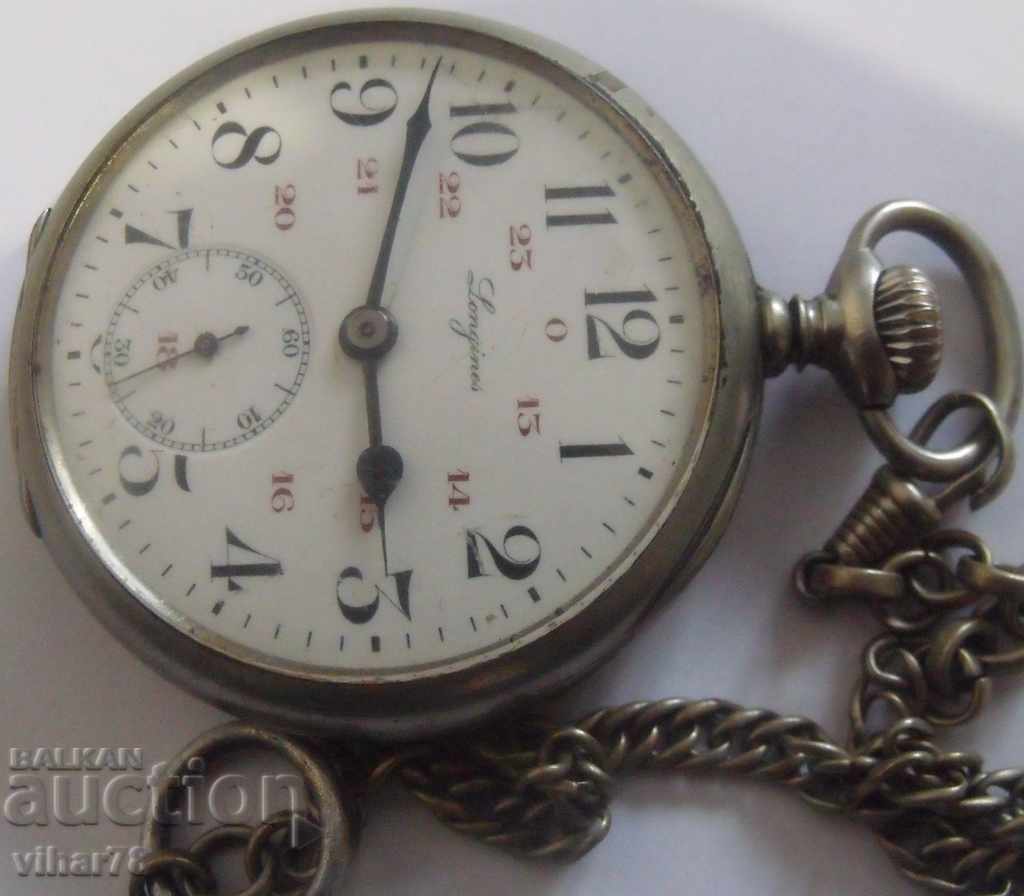 Auction pocket watch-LONGINES-GEPA MODEL Rare model Auction pocket watch-LONGINES-GEPA MODEL Rare model