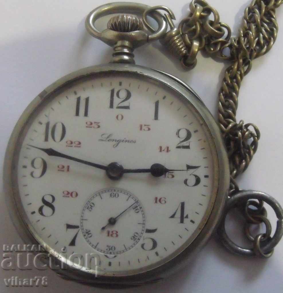 ceas de buzunar-LONGINES-ZHEPEYSKI MODEL Model foarte rar