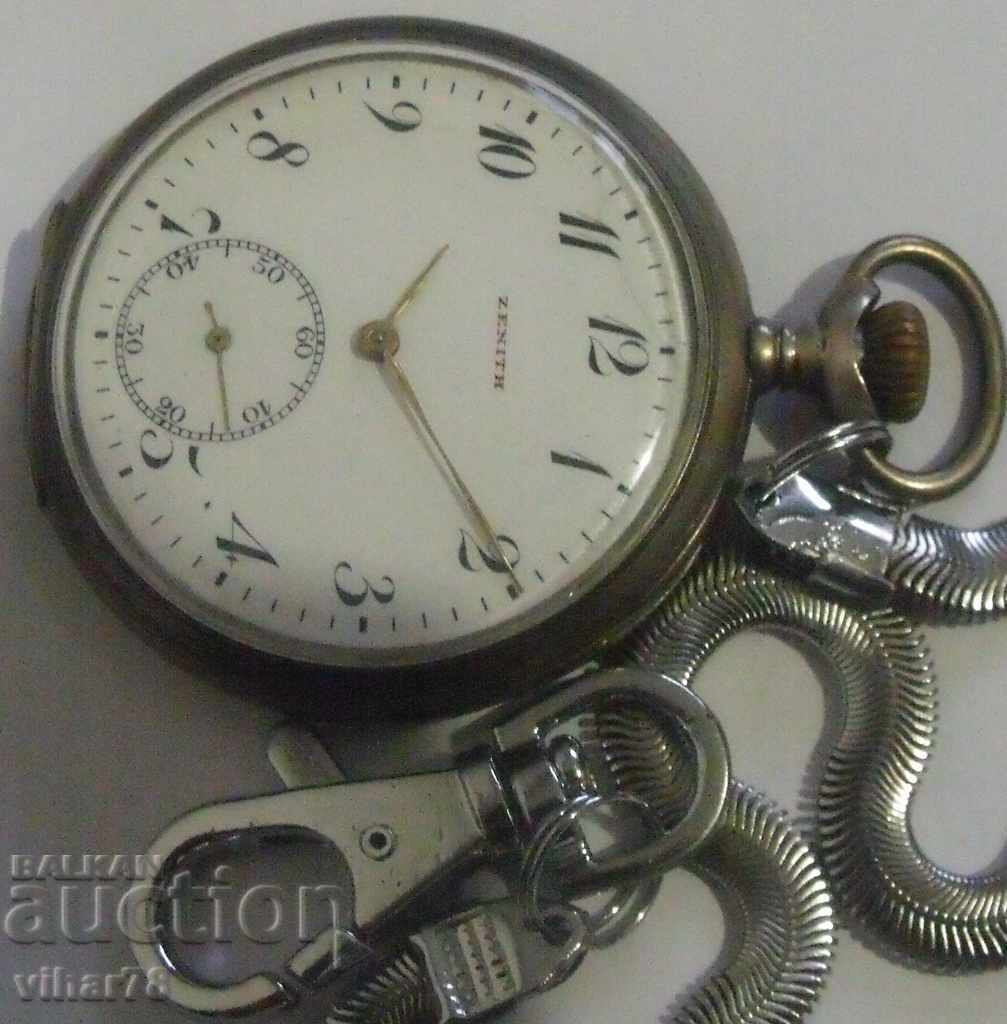 Auction SILVER pocket watch-ZENITH-ZENITH-0.800 Auction SILVER pocket watch-ZENITH-ZENITH-0.800