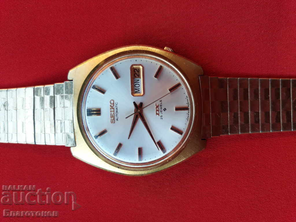 Seiko stelux 1/20 10k gf toate s / s înapoi seiko automatik dx cu preț 395.00 BGN | € 201.96