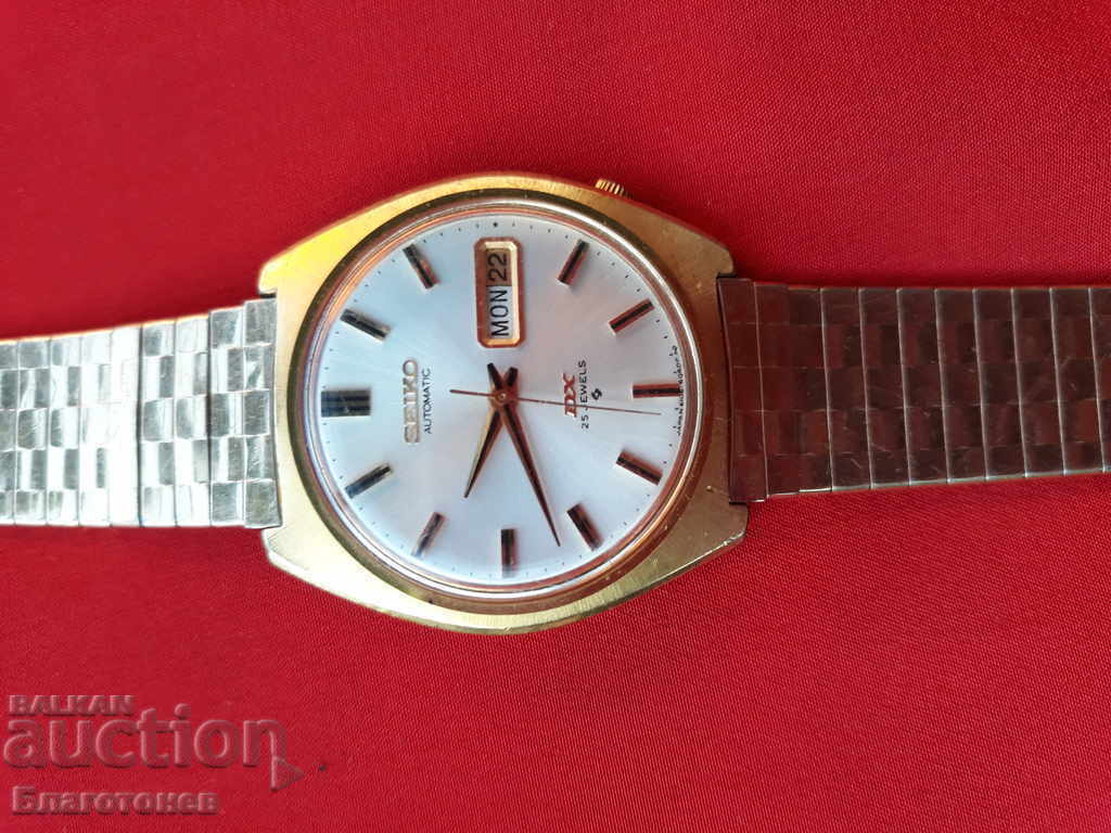 Licitație Seiko stelux 1/20 10k gf toate s / s înapoi seiko automatik dx