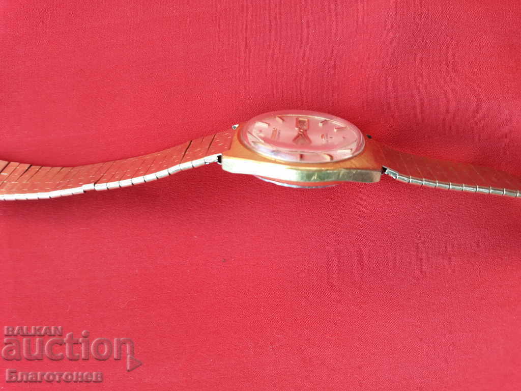 Seiko stelux 1/20 10k gf toate s / s înapoi seiko automatik dx - 7