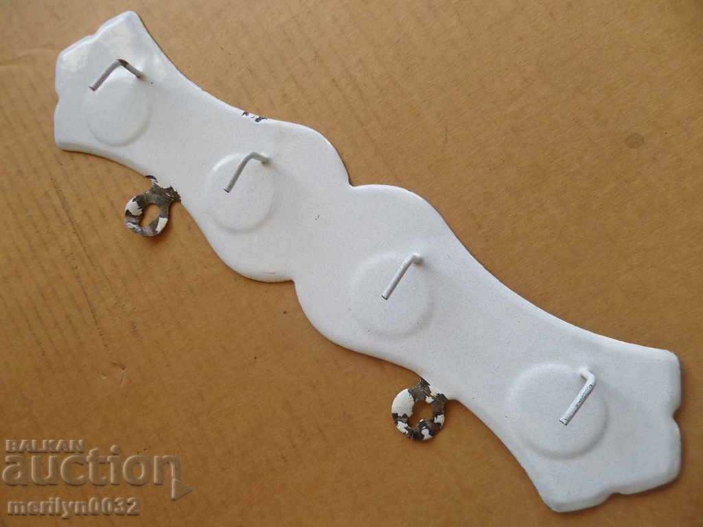 Auction Old enamel enamel hanger Auction Old enamel enamel hanger