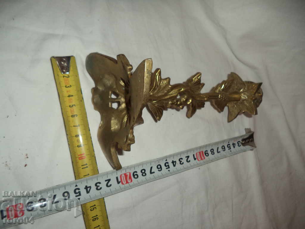 BEAUTIFUL STAR BRONZE CANDLE - EXCELLENT - 6 BEAUTIFUL STAR BRONZE CANDLE - EXCELLENT - 6