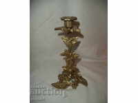 КРАСИВ СТАР БРОНЗОВ СВЕЩНИК - ОТЛИЧЕН