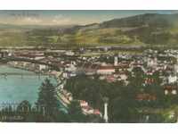 Antique Postcard - Linz with the Danube