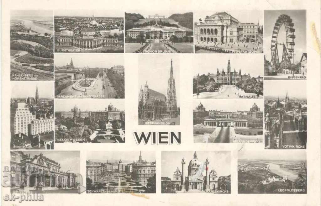Old postcard - Vienna, Mix from 16 views