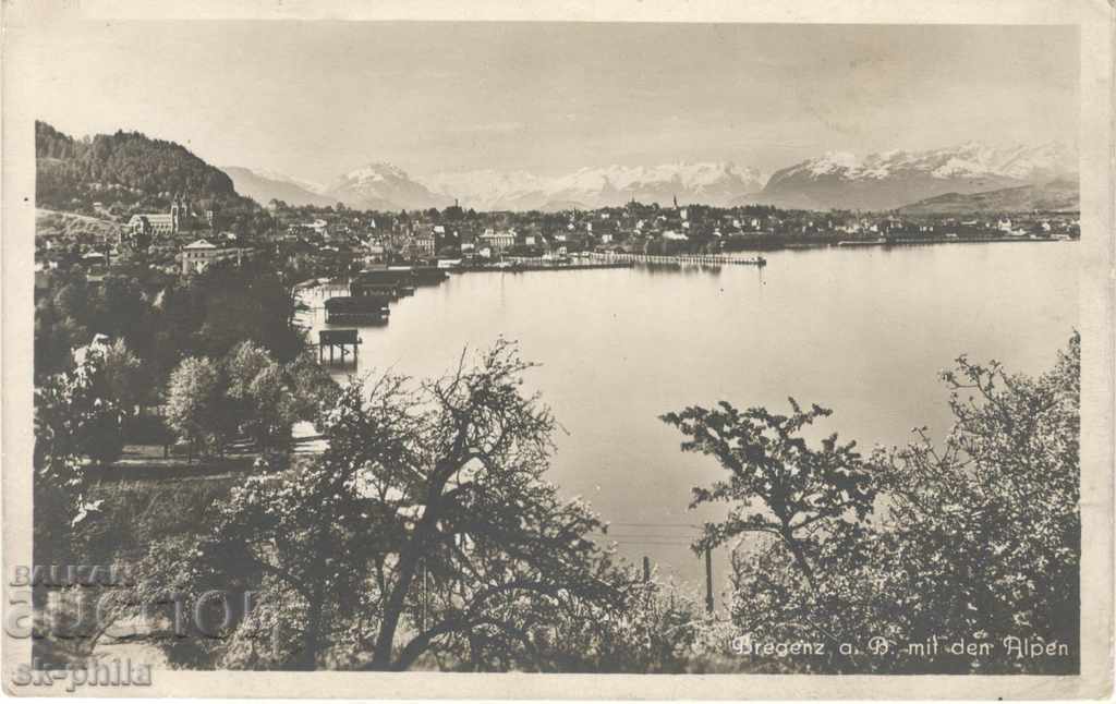 Antique Postcard - Bregenz, Vista