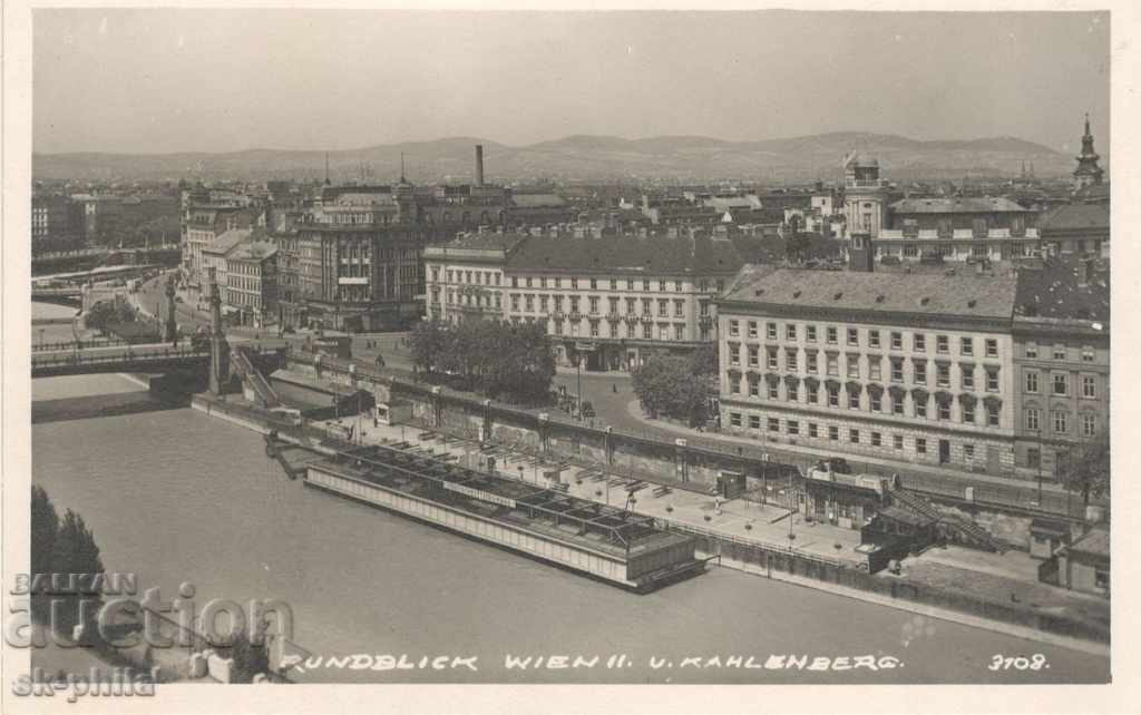 Old postcard - Vienna, Canal