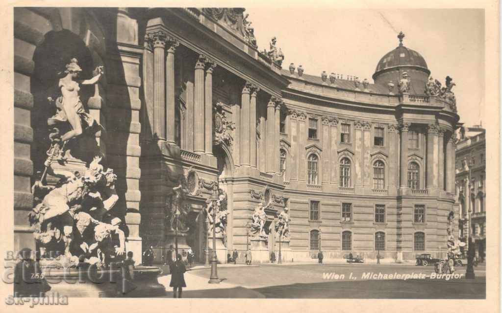Antique postcard - Vienna, Mihaellerplatz