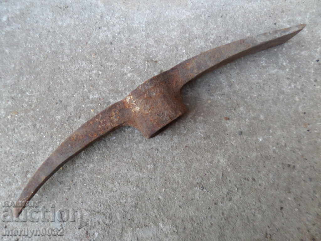 Old forged saw, wrought iron, instrument with price 49.00 BGN | € 25.05