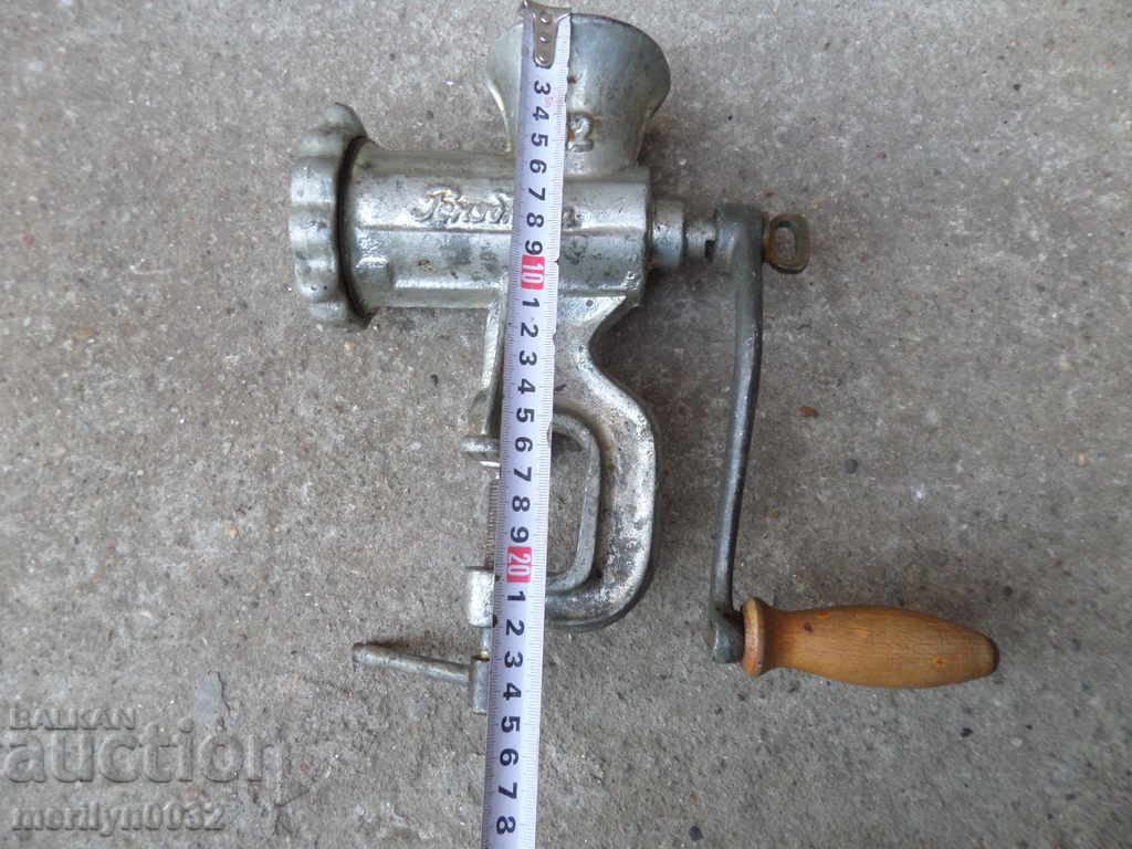 Παλιά μηχανή για να αλέσει την μηχανή κοπής κιμά - 6