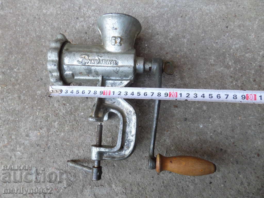 Παλιά μηχανή για να αλέσει την μηχανή κοπής κιμά - 7