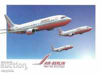 Καρτ ποστάλ - Αεροπλάνο "Boeing" - 737/400