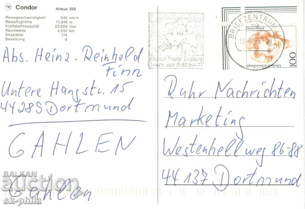 Postcard - "Aerobus - A320" with price 1.60 BGN | € 0.82 Postcard - "Aerobus - A320" with price 1.60 BGN | € 0.82