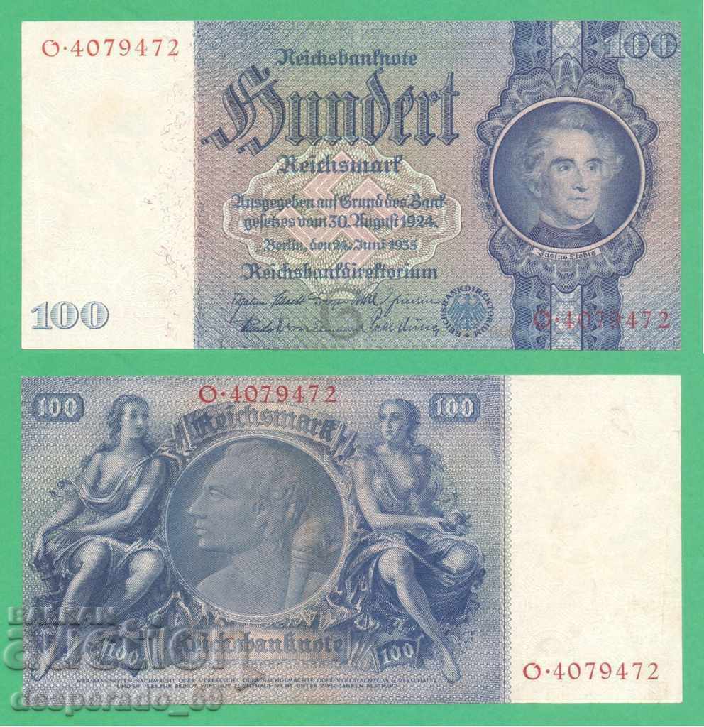 (¯`'•.¸ГЕРМАНИЯ  100 марки 1935 (Свастика)¸.•'´¯)