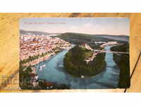 Παλιά άποψη χρώματος καρτ ποστάλ της πόλης του Τάρνοβο Μπορούτ 1921