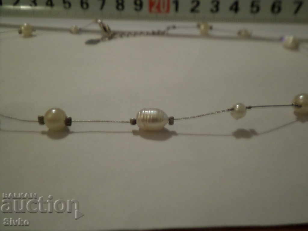 Christmas discount Necklace natural pearls