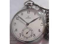 ρολόι-ΩΜΕΓΑ-OMEGA-ART DECO τσέπη Zenith