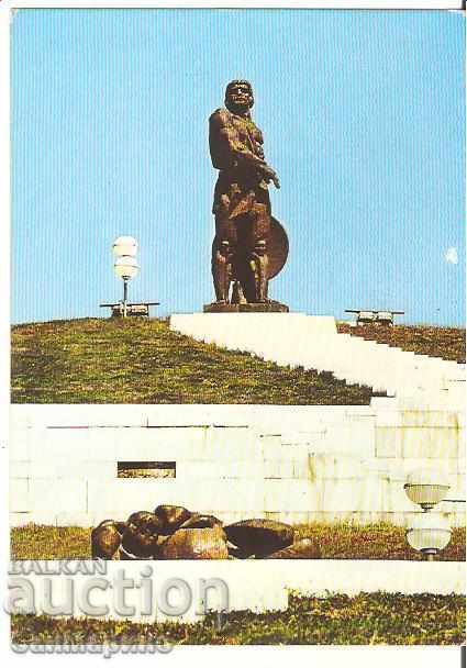 Bulgaria Sandanski carte monument Spartacus 4 *